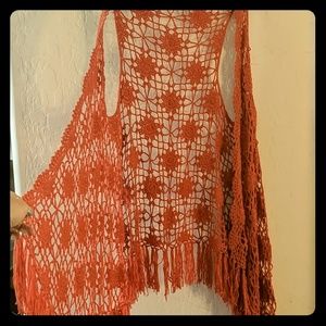 Full Tilt sleeveless kimono